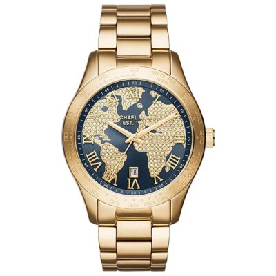 Michael Kors Ladies Layton Pave Dial Watch - MK6243